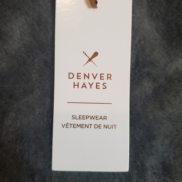 Denver Hayes Women's Plush Velour Hooded Night Pajamas Shirt New w/ Tags Small - Picture 8 of 11